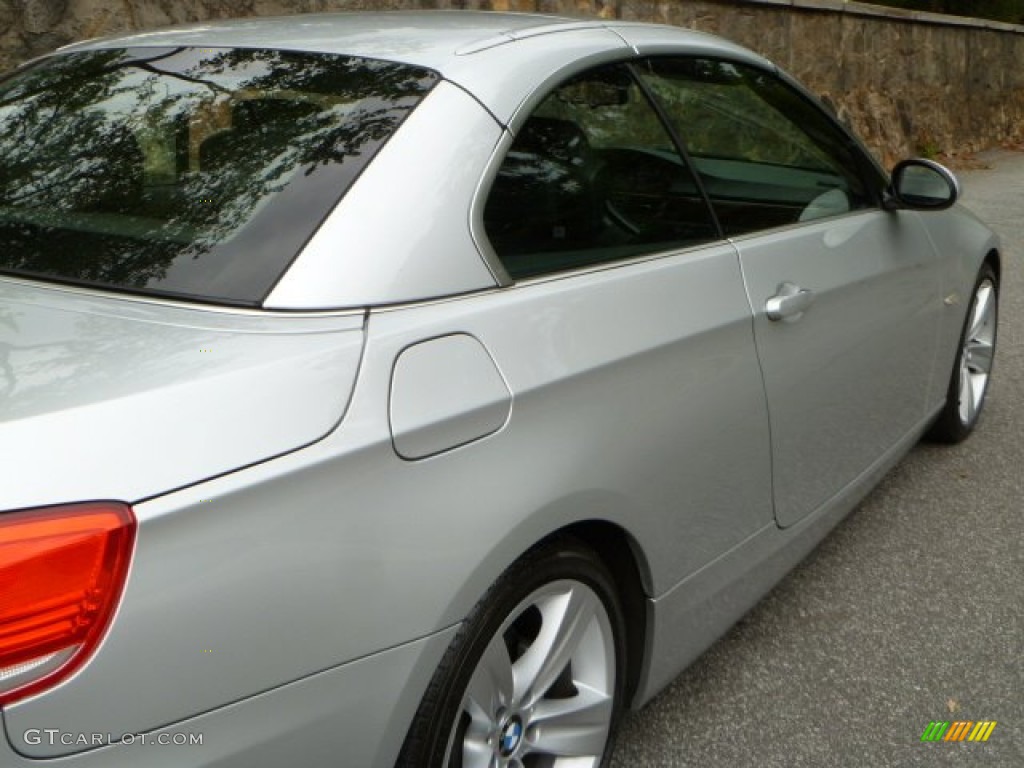 2009 3 Series 335i Convertible - Titanium Silver Metallic / Black photo #26