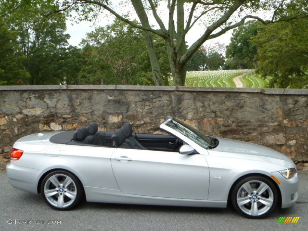 2009 3 Series 335i Convertible - Titanium Silver Metallic / Black photo #30