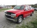 1999 Victory Red Chevrolet Silverado 1500 LS Z71 Extended Cab 4x4  photo #1