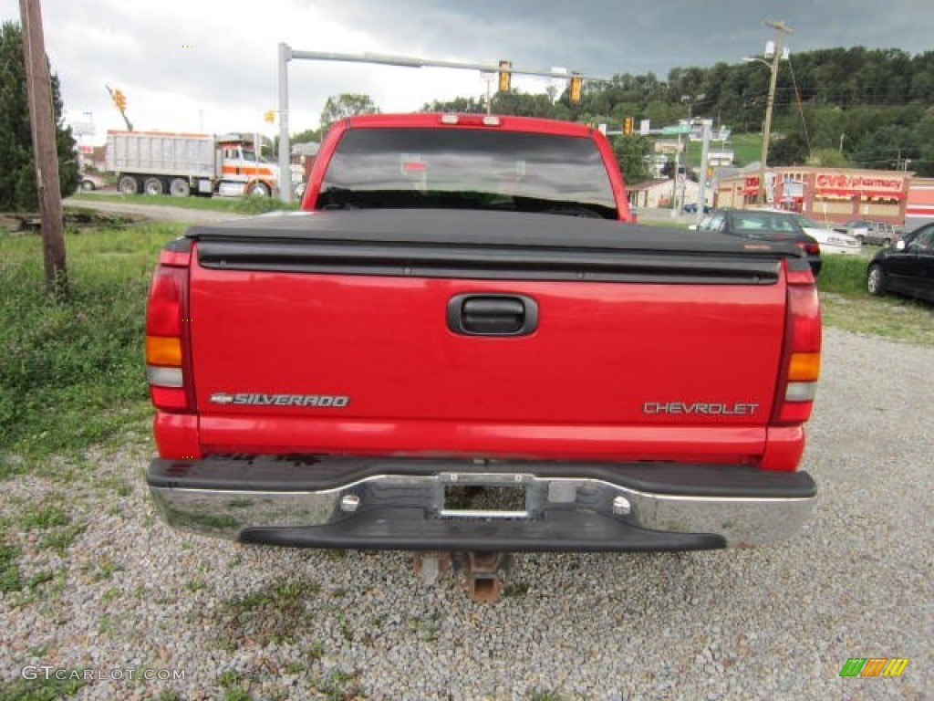 1999 Silverado 1500 LS Z71 Extended Cab 4x4 - Victory Red / Graphite photo #6