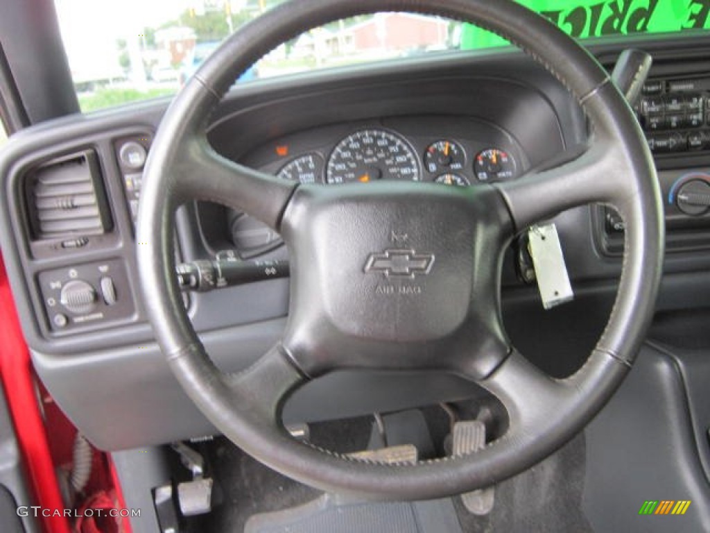 1999 Chevrolet Silverado 1500 LS Z71 Extended Cab 4x4 Graphite Steering Wheel Photo #53885126