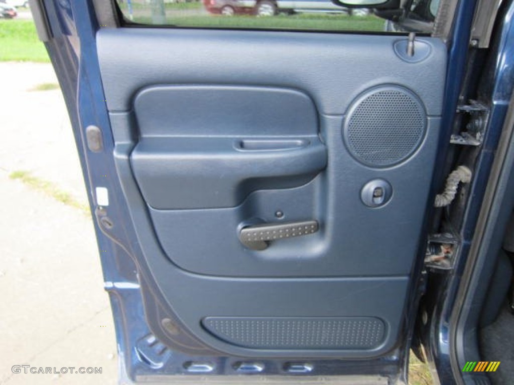 2002 Ram 1500 SLT Quad Cab 4x4 - Patriot Blue Pearlcoat / Dark Slate Gray photo #15
