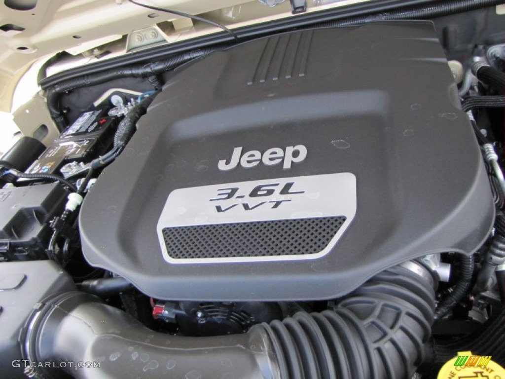 2012 Jeep Wrangler Sport S 4x4 3.6 Liter DOHC 24-Valve VVT Pentastar V6 Engine Photo #53887097