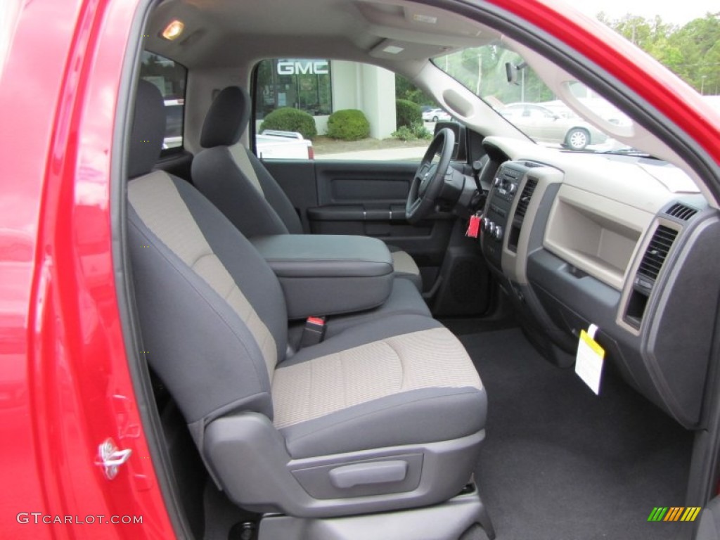 2011 Ram 1500 Express Regular Cab - Flame Red / Dark Slate Gray/Medium Graystone photo #13