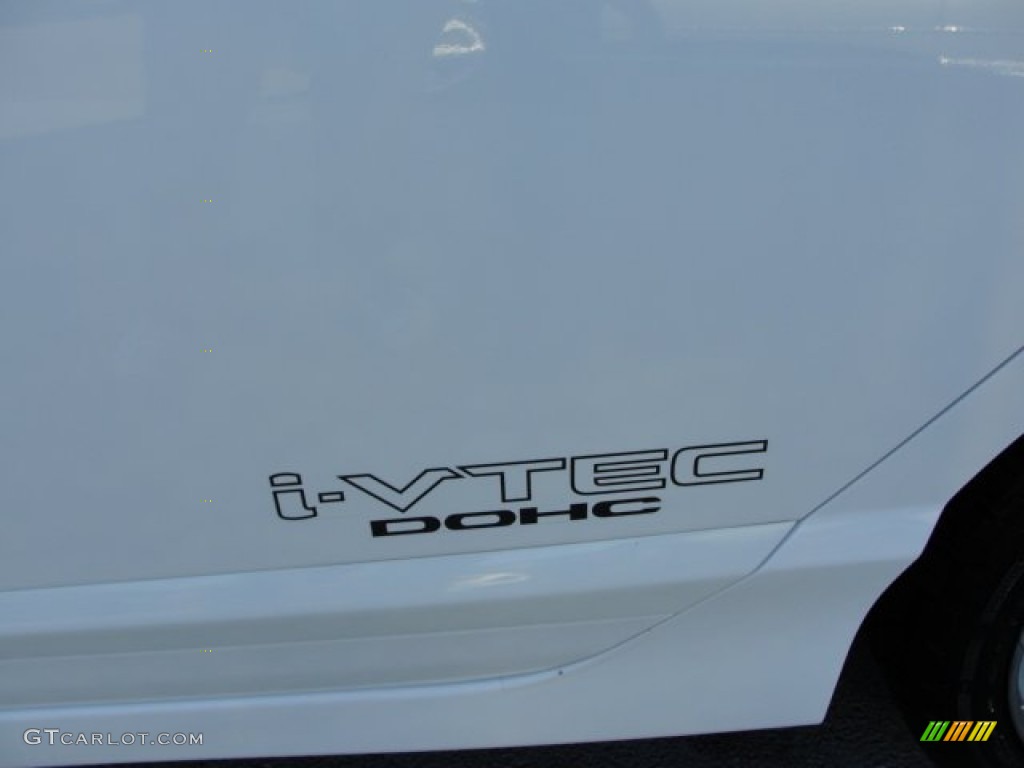 2007 Civic Si Sedan - Taffeta White / Black photo #10