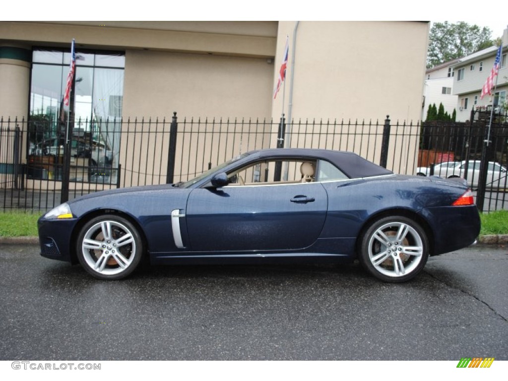 2007 XK XKR Convertible - Indigo Blue Metallic / Caramel photo #21