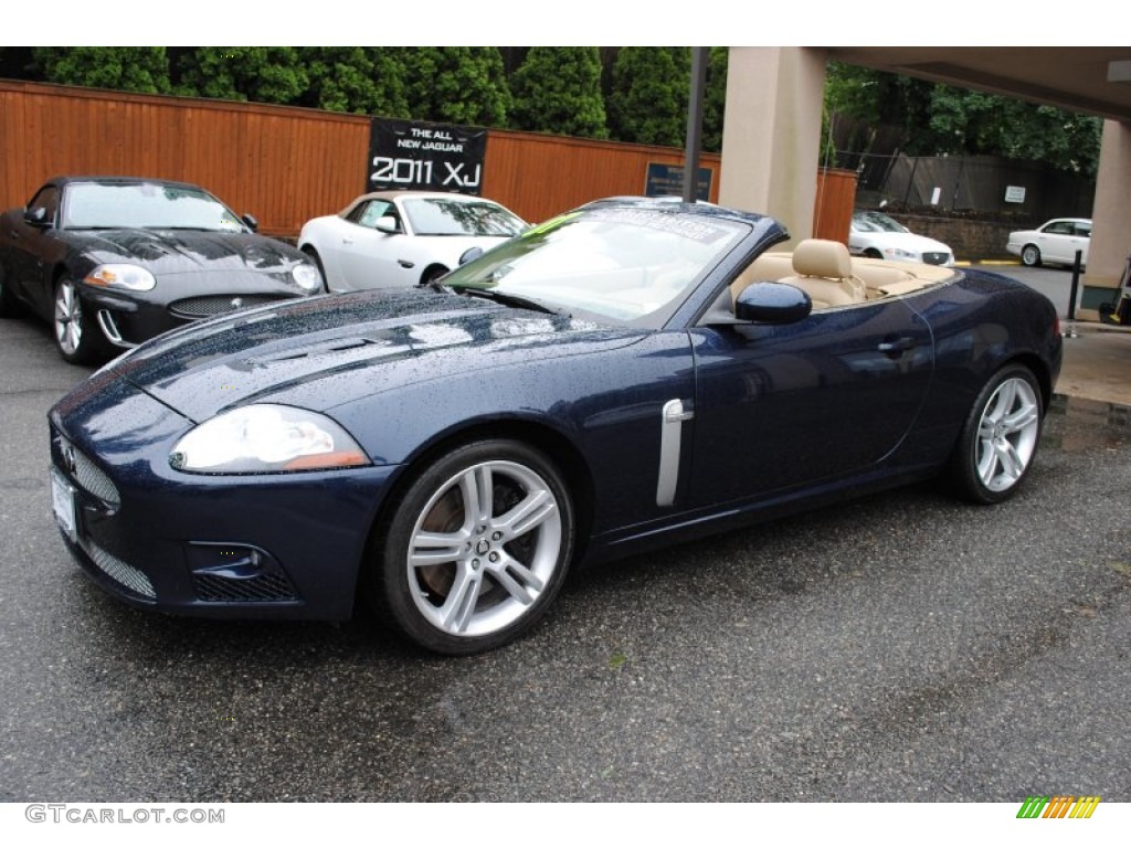 2007 XK XKR Convertible - Indigo Blue Metallic / Caramel photo #43