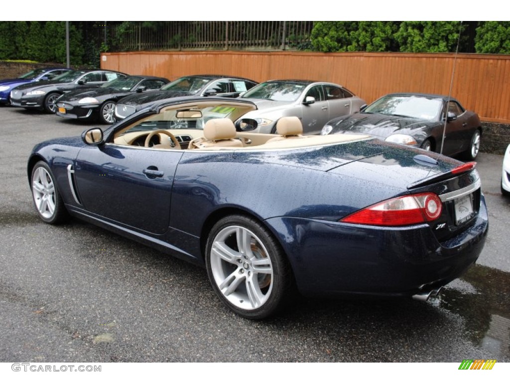 2007 XK XKR Convertible - Indigo Blue Metallic / Caramel photo #44