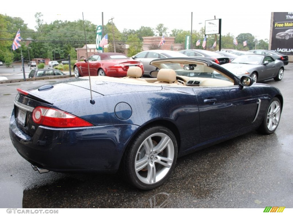 2007 XK XKR Convertible - Indigo Blue Metallic / Caramel photo #46