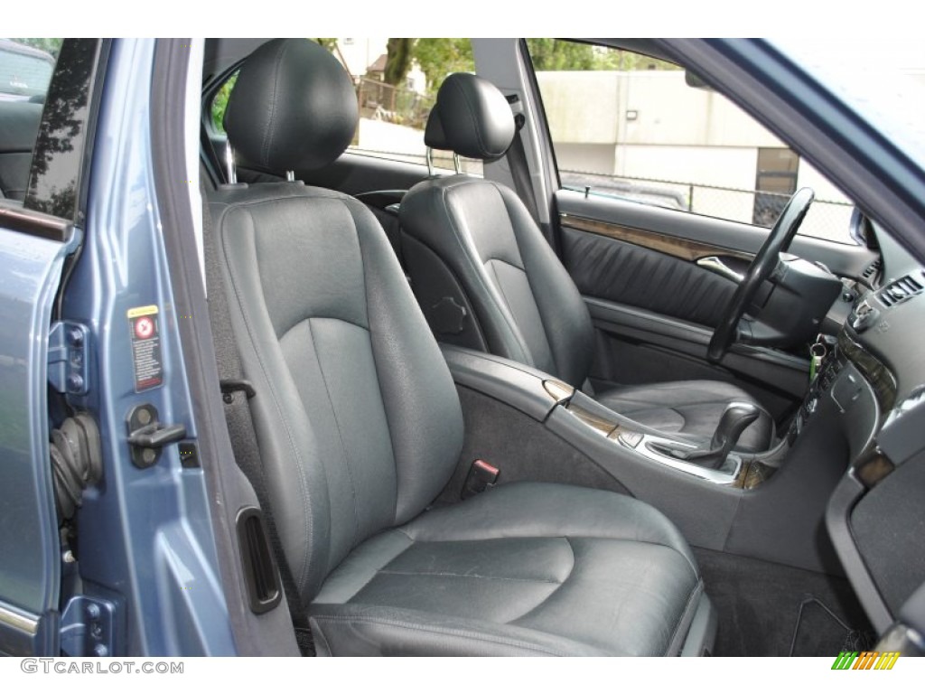 Charcoal Interior 2003 Mercedes-Benz E 500 Sedan Photo #53888520