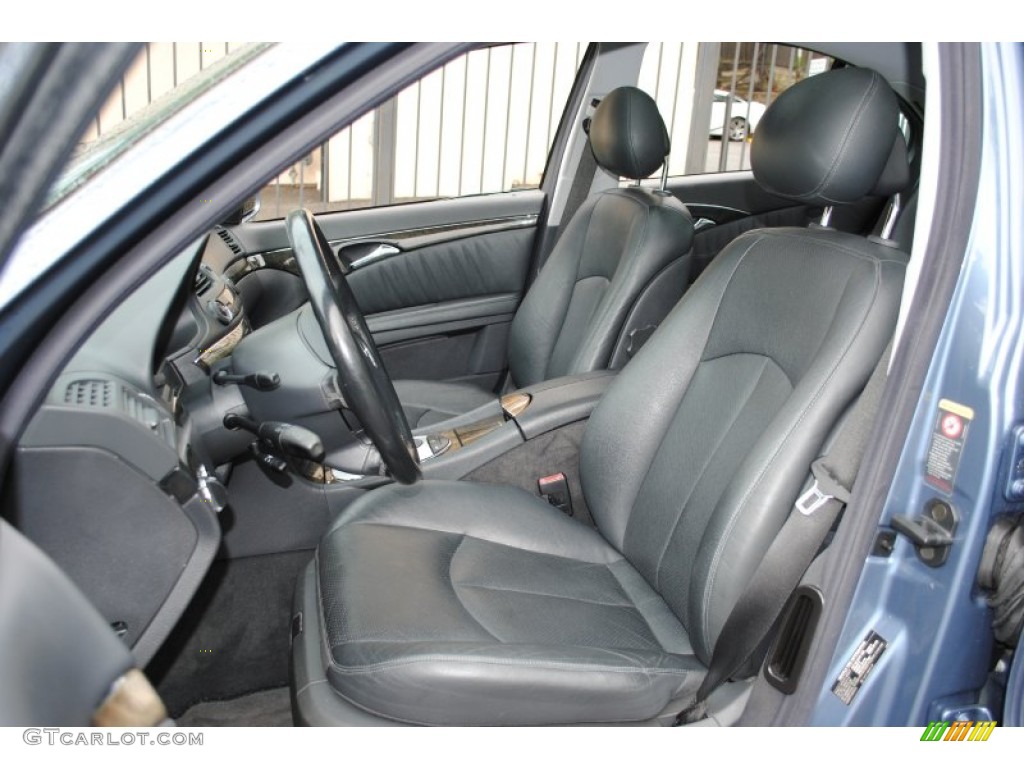 Charcoal Interior 2003 Mercedes-Benz E 500 Sedan Photo #53888612