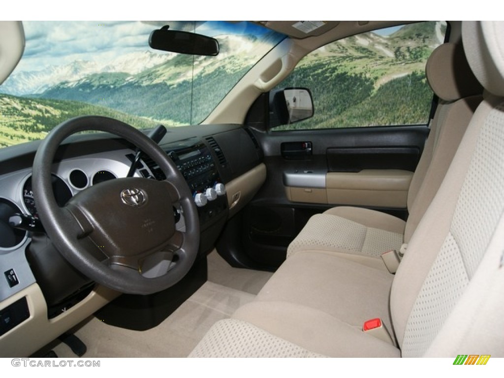 2008 Tundra Double Cab - Pyrite Mica / Beige photo #19