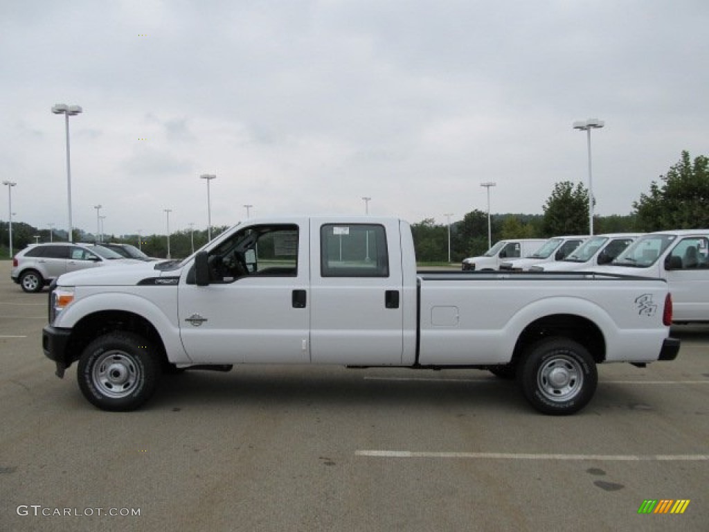 2012 F250 Super Duty XL Crew Cab 4x4 - Oxford White / Steel photo #10