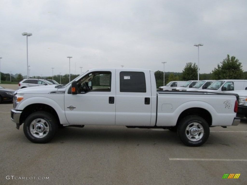 2012 F250 Super Duty XLT Crew Cab 4x4 - Oxford White / Adobe photo #10