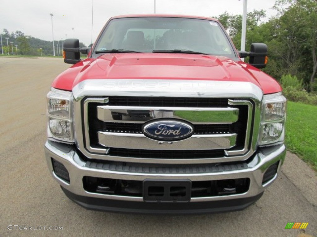 Vermillion Red 2012 Ford F350 Super Duty XLT SuperCab 4x4 Exterior Photo #53890631