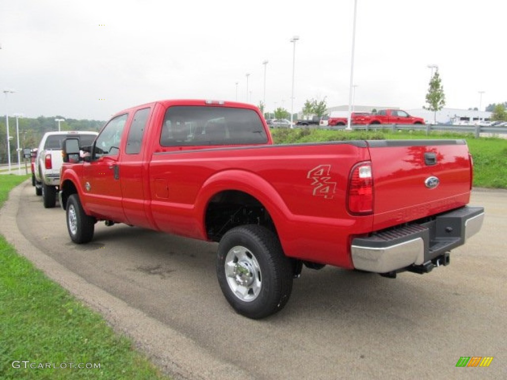 Vermillion Red 2012 Ford F350 Super Duty XLT SuperCab 4x4 Exterior Photo #53890658