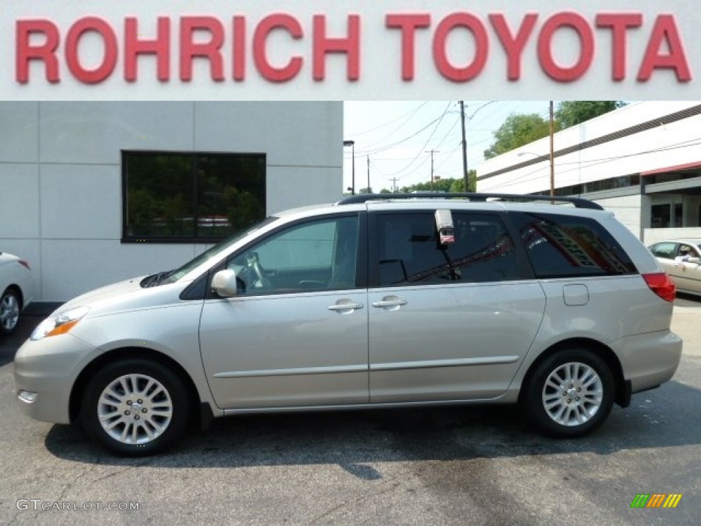 2008 Sienna XLE - Silver Shadow Pearl / Stone photo #1