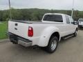 White Platinum Tri-Coat Metallic 2011 Ford F350 Super Duty Lariat Crew Cab Dually Exterior