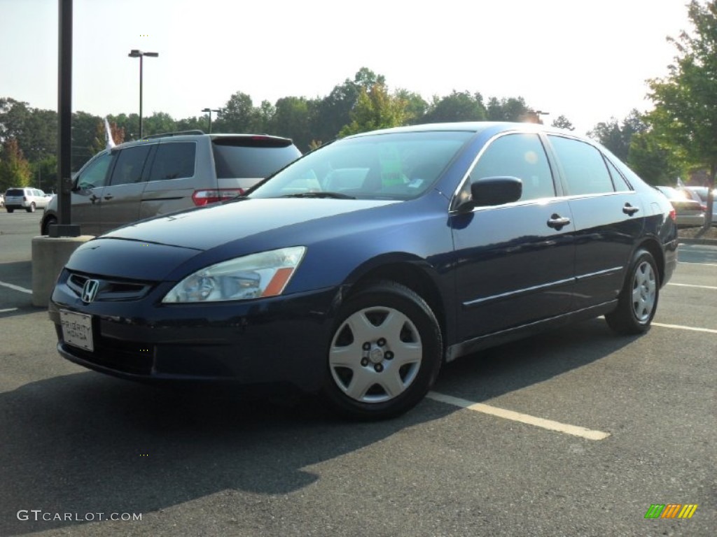 2005 Accord LX Sedan - Eternal Blue Pearl / Gray photo #1