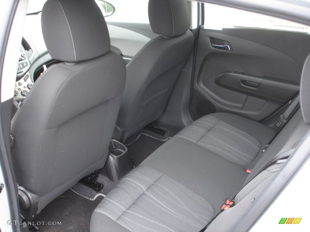 Jet Black/Dark Titanium Interior 2012 Chevrolet Sonic LT Hatch Photo #53892039