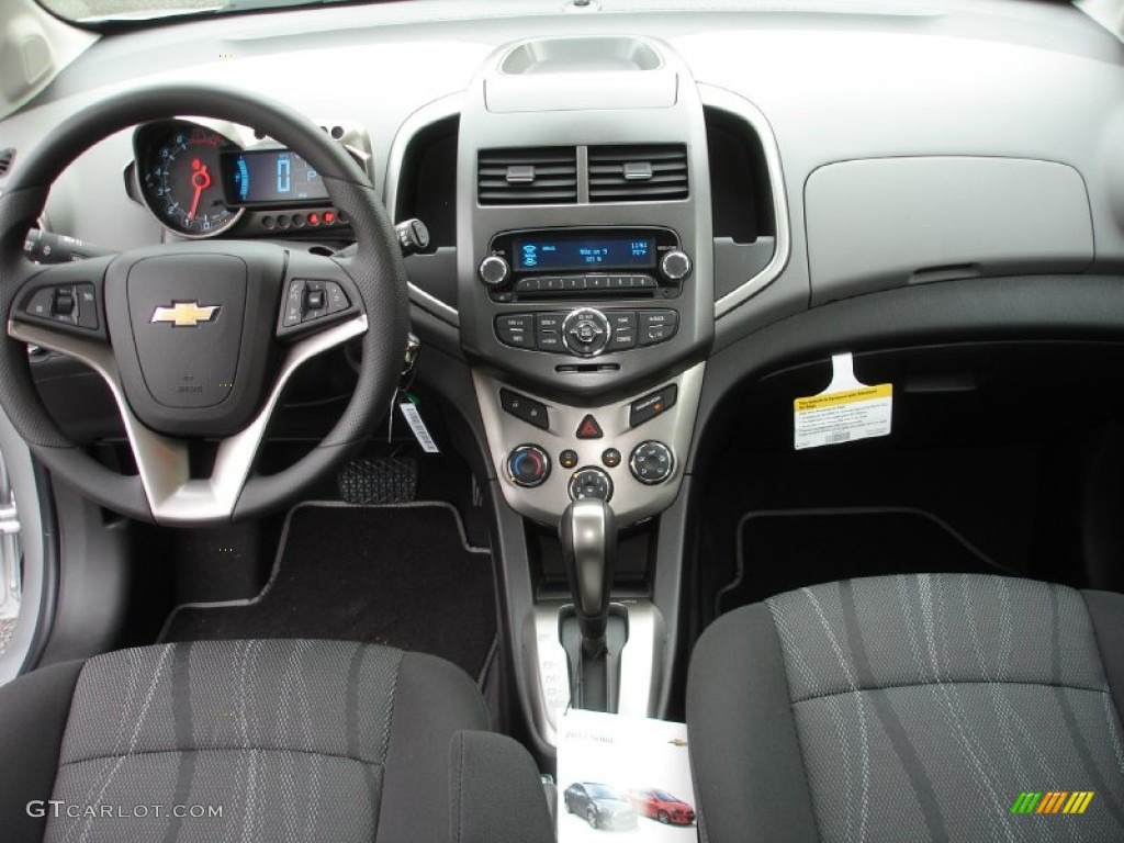 2012 Chevrolet Sonic LT Hatch Jet Black/Dark Titanium Dashboard Photo #53892062