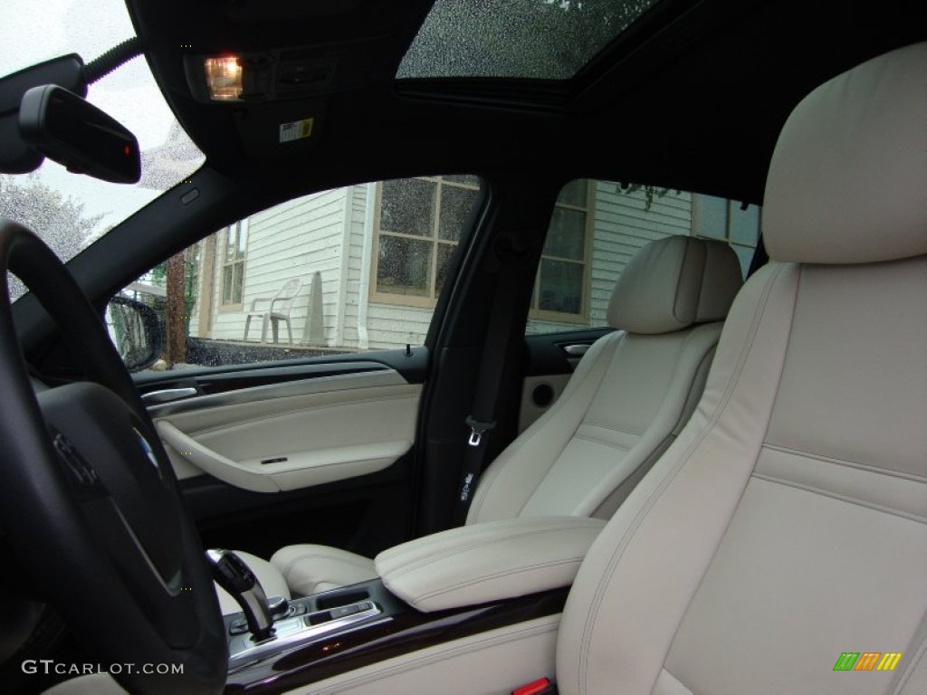 Ivory Interior 2010 BMW X6 ActiveHybrid Photo #53892101