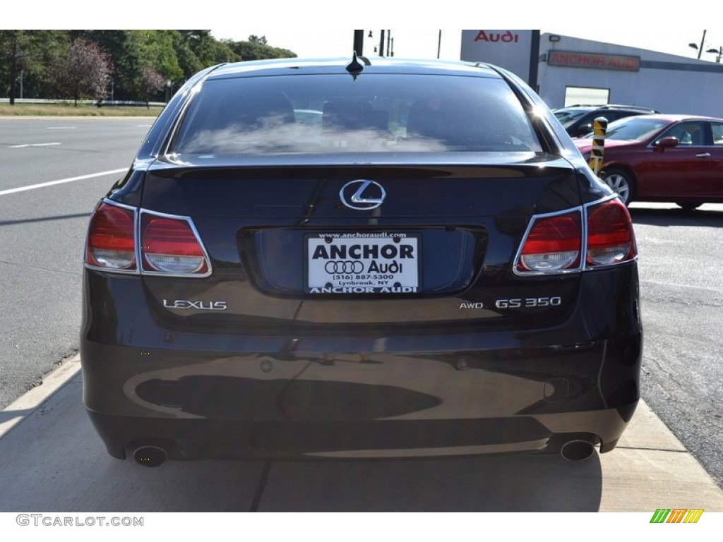 2008 GS 350 AWD - Obsidian Black / Black photo #4