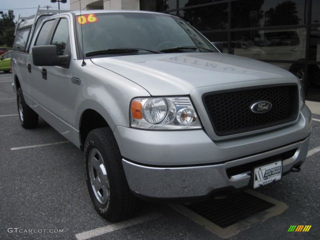 2006 F150 XLT SuperCrew 4x4 - Silver Metallic / Medium/Dark Flint photo #10