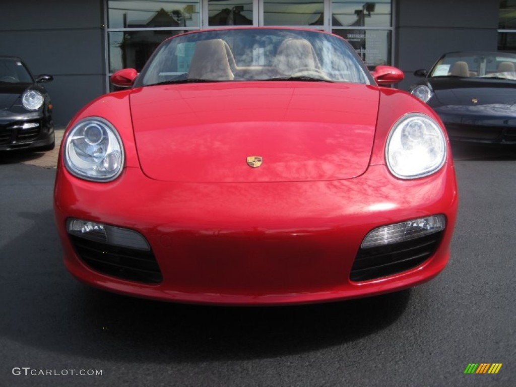 2008 Boxster  - Guards Red / Sand Beige photo #8