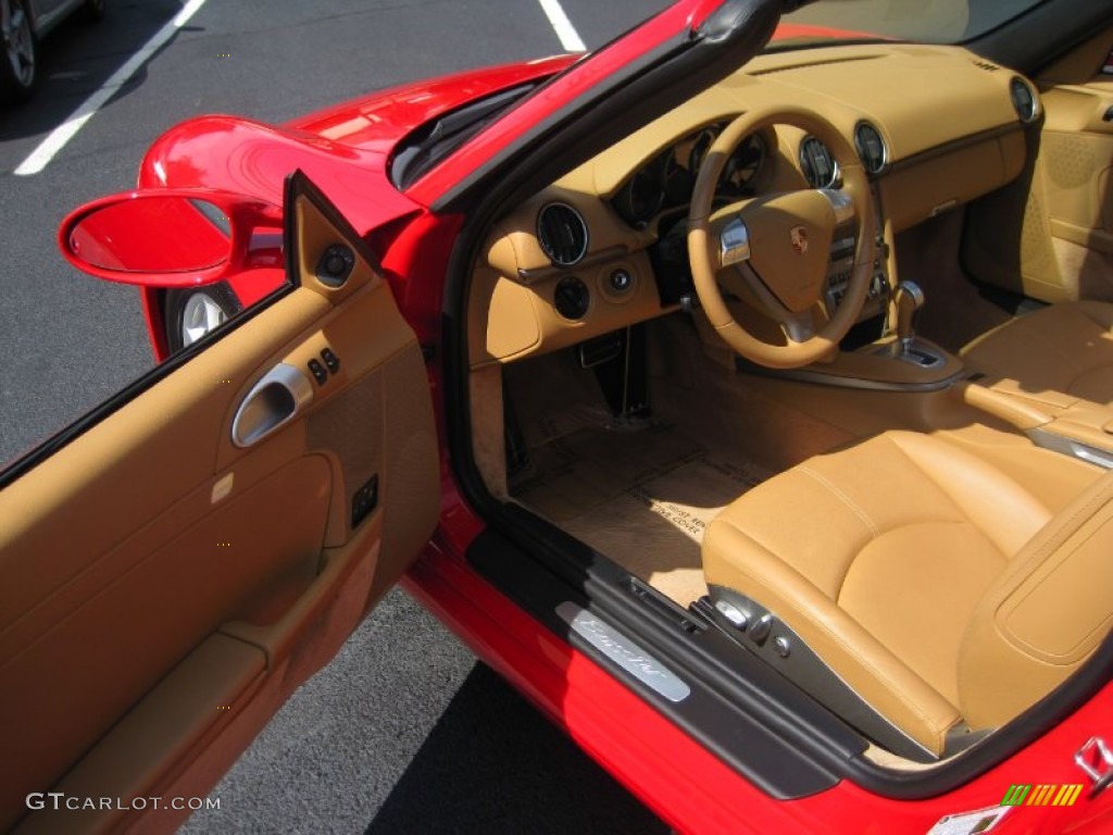 2008 Boxster  - Guards Red / Sand Beige photo #18