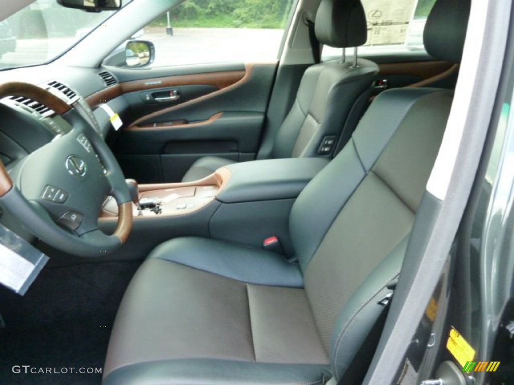Black/Medium Brown Interior 2011 Lexus LS 460 AWD Photo #53893664