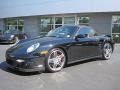 Black 2009 Porsche 911 Turbo Cabriolet Exterior