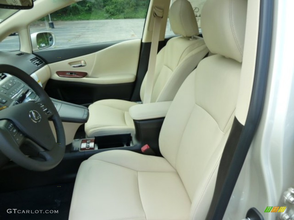 2011 HS 250h Hybrid Premium - Satin Cashmere Metallic / Parchment/Brown Walnut photo #10