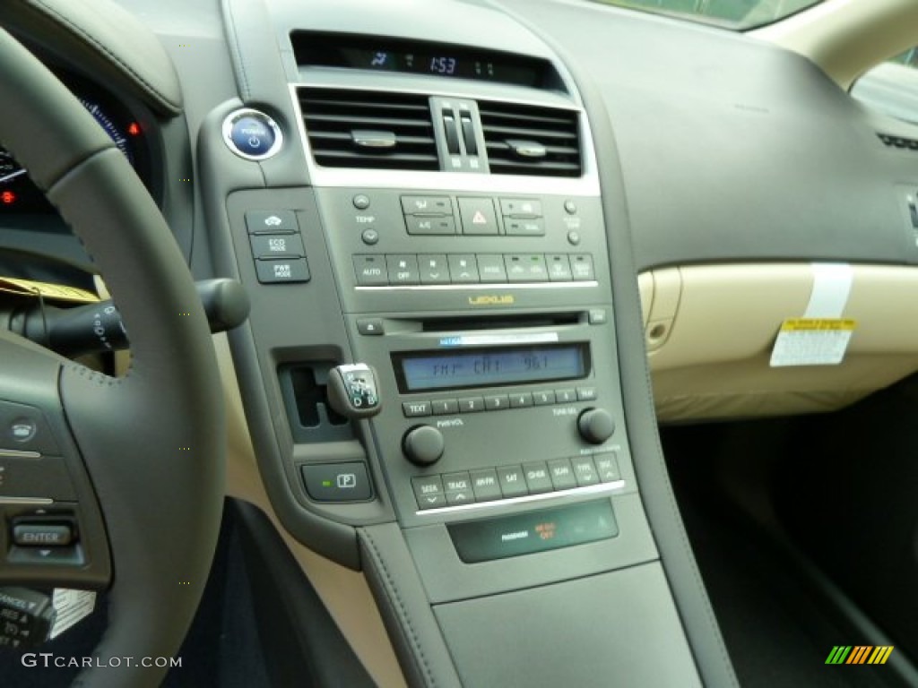 2011 HS 250h Hybrid Premium - Satin Cashmere Metallic / Parchment/Brown Walnut photo #18