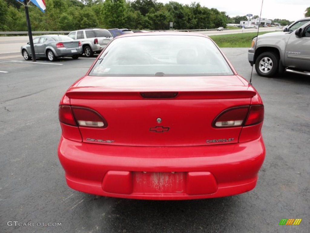 1997 Cavalier Z24 Coupe - Bright Red / Light Gray photo #4