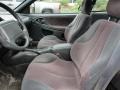 Light Gray 1997 Chevrolet Cavalier Z24 Coupe Interior Color