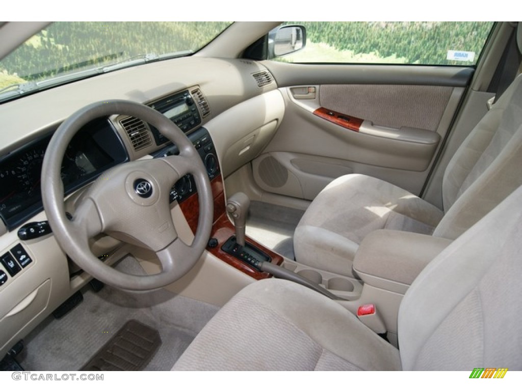 Beige Interior 2007 Toyota Corolla LE Photo #53894389