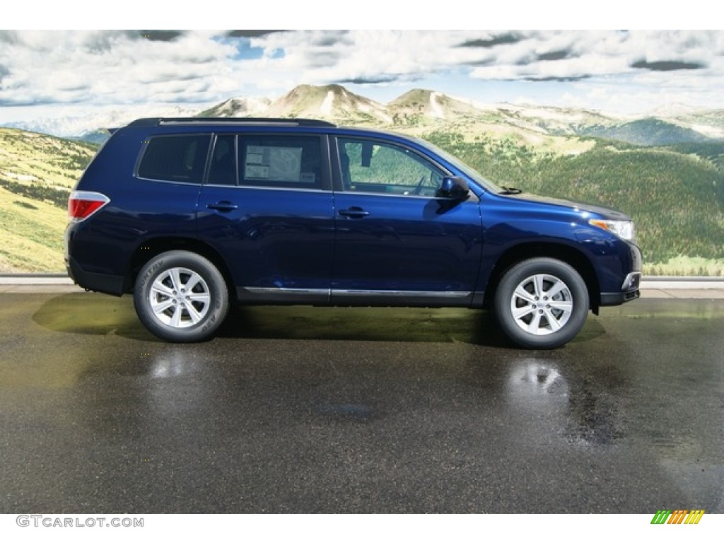 Nautical Blue Metallic 2012 Toyota Highlander SE 4WD Exterior Photo #53894735