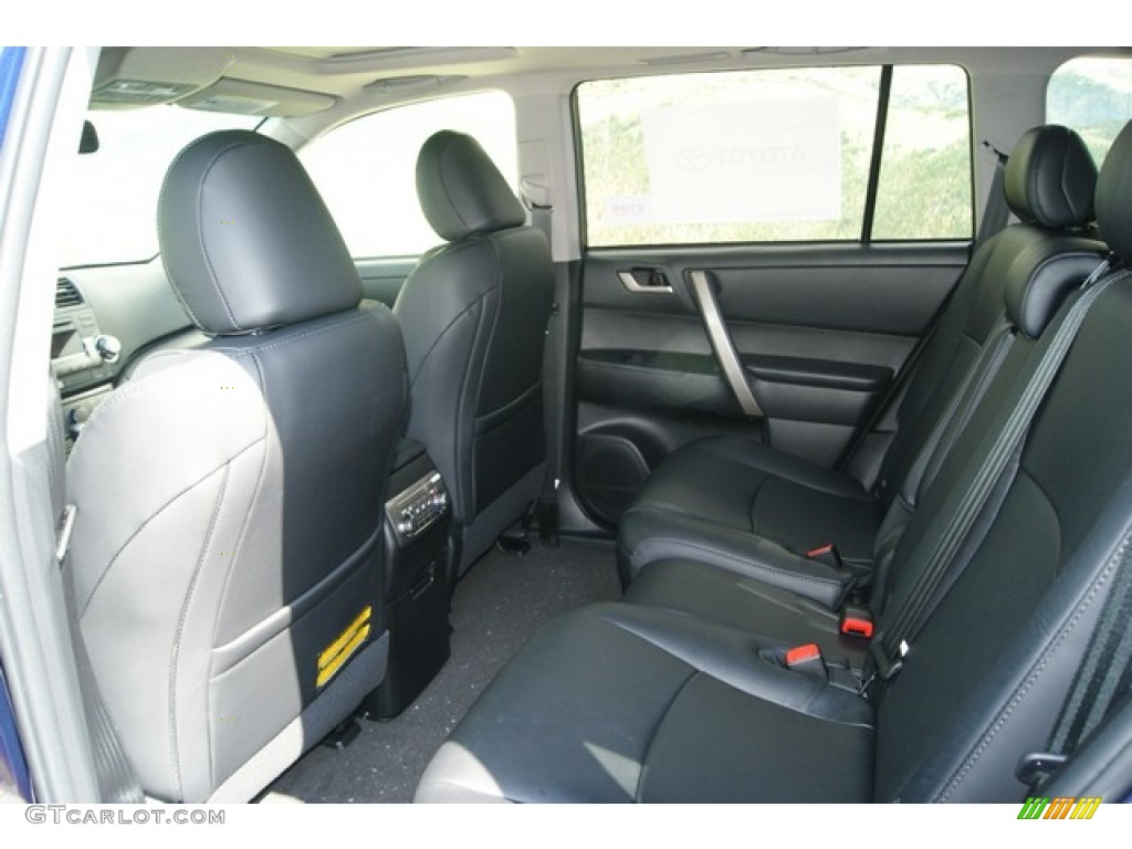 Black Interior 2012 Toyota Highlander SE 4WD Photo #53894786