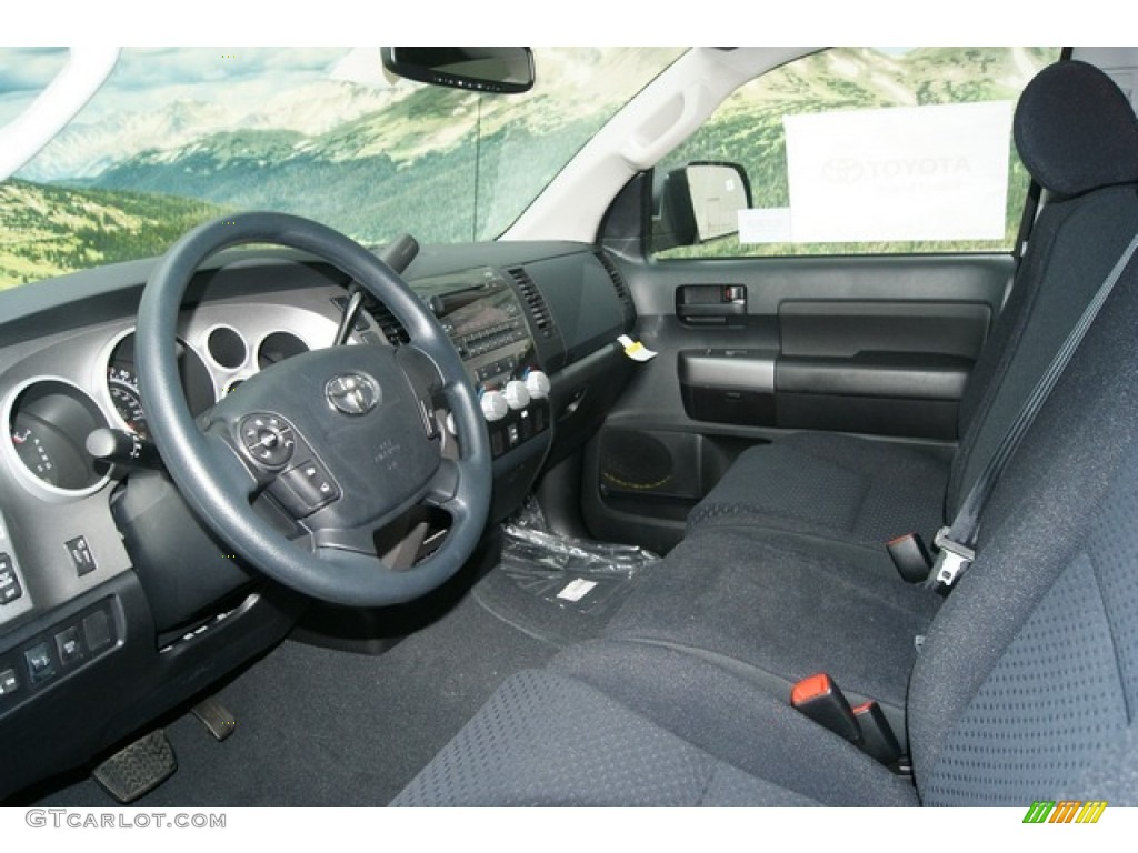 Black Interior 2011 Toyota Tundra SR5 CrewMax 4x4 Photo #53895308