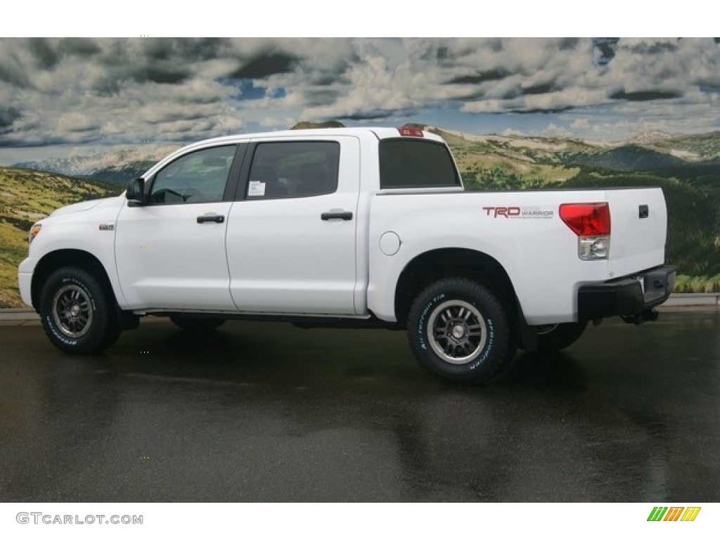 2011 Tundra TRD Rock Warrior CrewMax 4x4 - Super White / Black photo #3