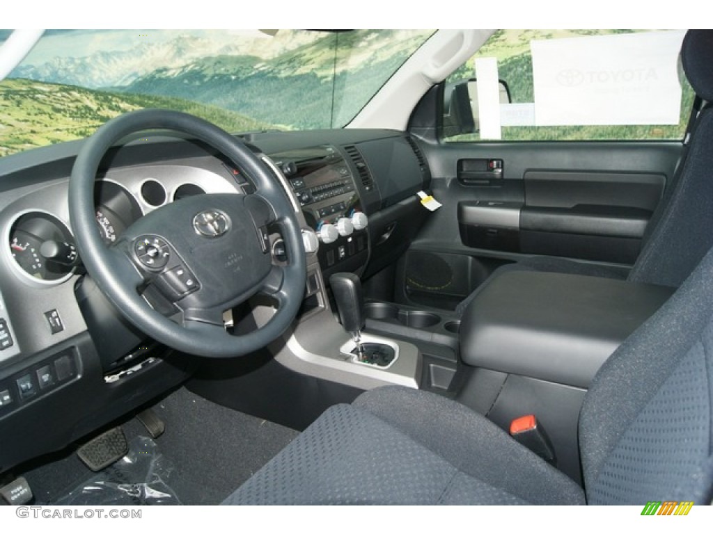 Black Interior 2011 Toyota Tundra TRD Rock Warrior Double Cab 4x4 Photo #53895542
