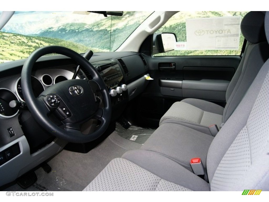 Graphite Gray Interior 2011 Toyota Tundra SR5 CrewMax 4x4 Photo #53895662