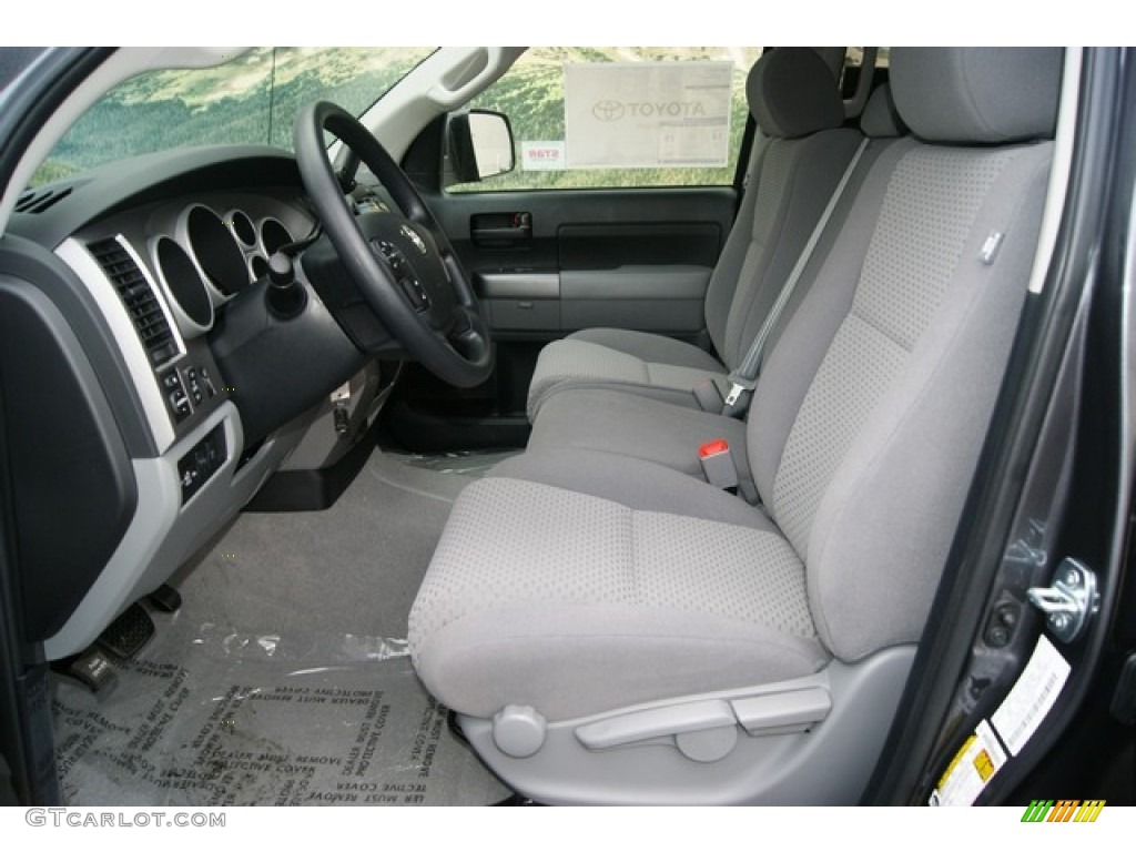 Graphite Gray Interior 2011 Toyota Tundra SR5 CrewMax 4x4 Photo #53895671