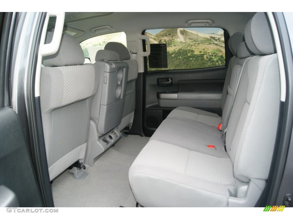 Graphite Gray Interior 2011 Toyota Tundra SR5 CrewMax 4x4 Photo #53895692