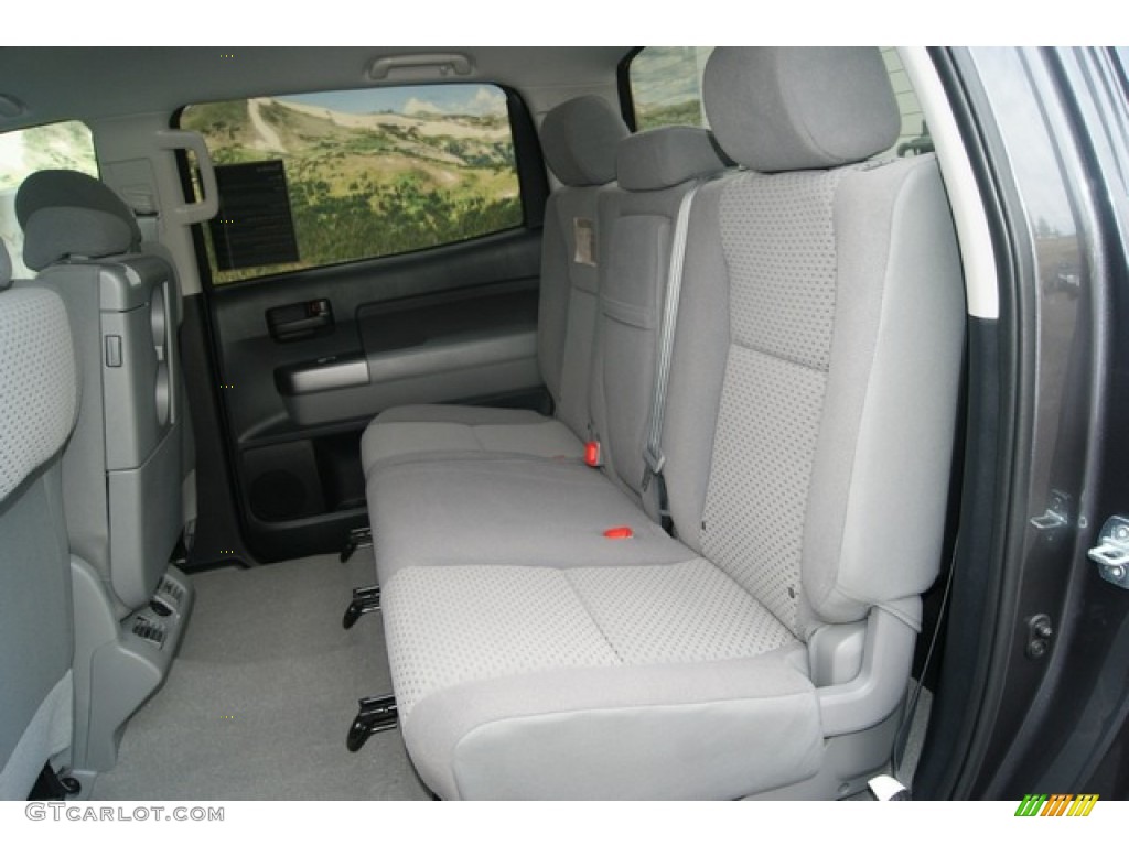 Graphite Gray Interior 2011 Toyota Tundra SR5 CrewMax 4x4 Photo #53895701