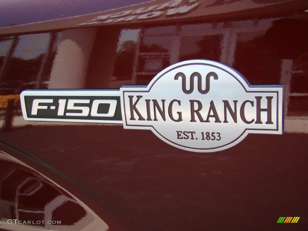 2010 F150 King Ranch SuperCrew 4x4 - Royal Red Metallic / Chapparal Leather photo #54