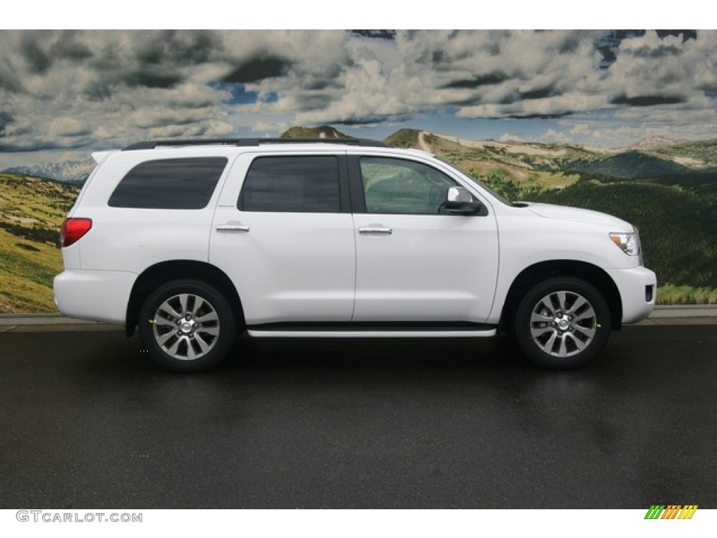Super White 2011 Toyota Sequoia Limited 4WD Exterior Photo #53896406