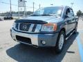 2010 Blue Steel Metallic Nissan Titan LE Crew Cab  photo #21