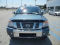 2010 Blue Steel Metallic Nissan Titan LE Crew Cab  photo #22